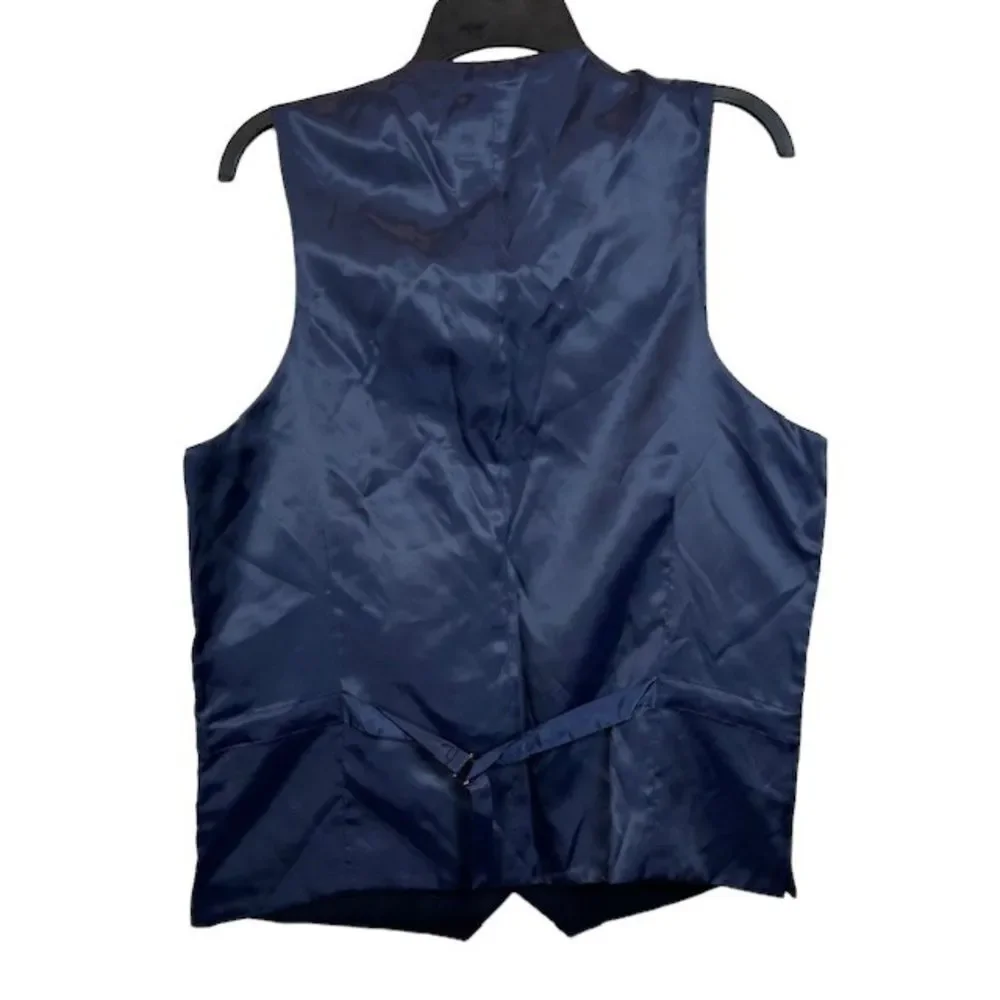 NWT Jos. A. Bank Men's‎ Navy Dress Vest 98% Wool 39 Long